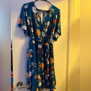 Floral Romper w/skirt Torrid size 2 (US 18/20)